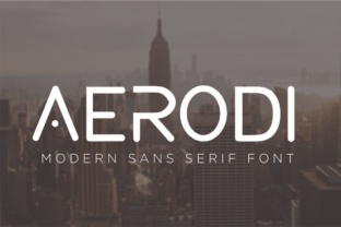 Aerodi: A Modern Sans Serif Font for Bold Branding
