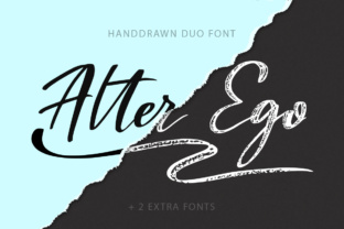 Alter Ego Duo: A Script Font for Personalized Typography