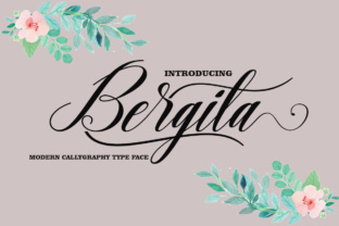 Bergita: A Modern Handwritten Font for Creative Branding