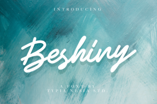Beshiny: A Handcrafted Script Font for Creative Makers
