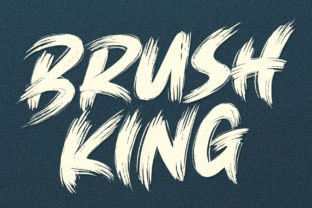 Brush King: A Dynamic Display Font for Bold Editorial Design