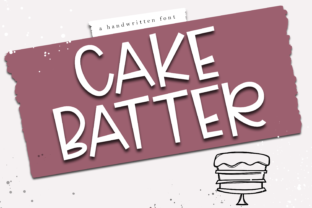 Cake Batter Font for Business Branding and Design