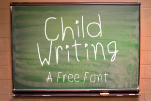 Child Writing Free: A Playful Font for Handmade Creations