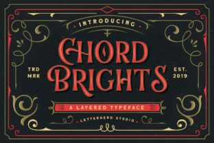 Chord Brights Vintage Font for Retro Branding Projects