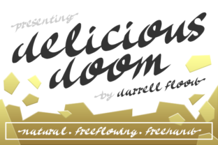 Delicious Doom Font for Handmade Creations
