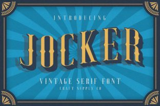 Jocker Family Vintage Font for Web Design