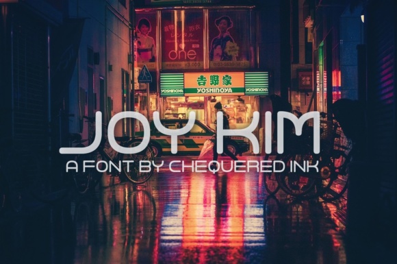 Joy Kim: A Futuristic Font for Bold Branding