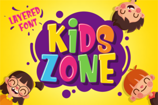 Kids Zone Font for Vibrant Campaign Designs