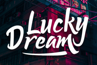 Lucky Dream Bold Script Font for Editorial Design