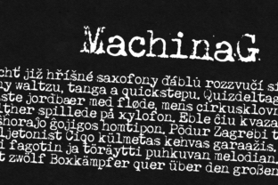Machina G β A Typewriter Font for Bold Branding and Digital Campaigns