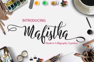 Mafistha: A Handcrafted Script Font for Modern Campaigns