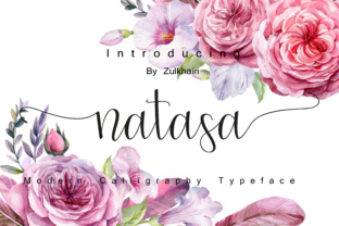 Natasa: A Script Font for Romantic Branding and Creative Projects