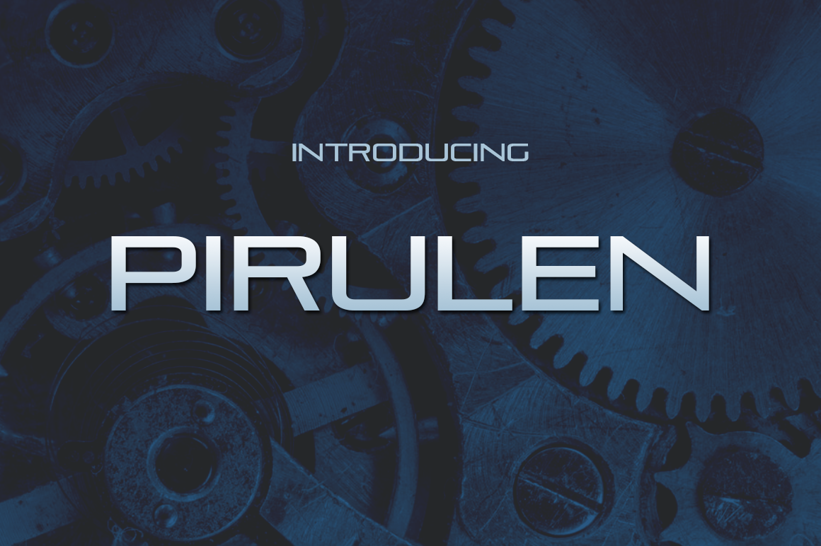 Pirulen: A Modern Techno Font for Digital Creatives