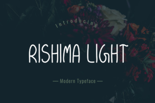 Rishima Light: A Subtle Handwritten Font for Sleek Designs