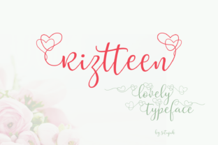 Riztteen: A Timeless Script Font for Elegant Handmade Creations