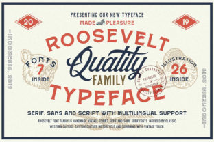 Roosevelt Family: A Vintage Font for Western and Hipster Branding