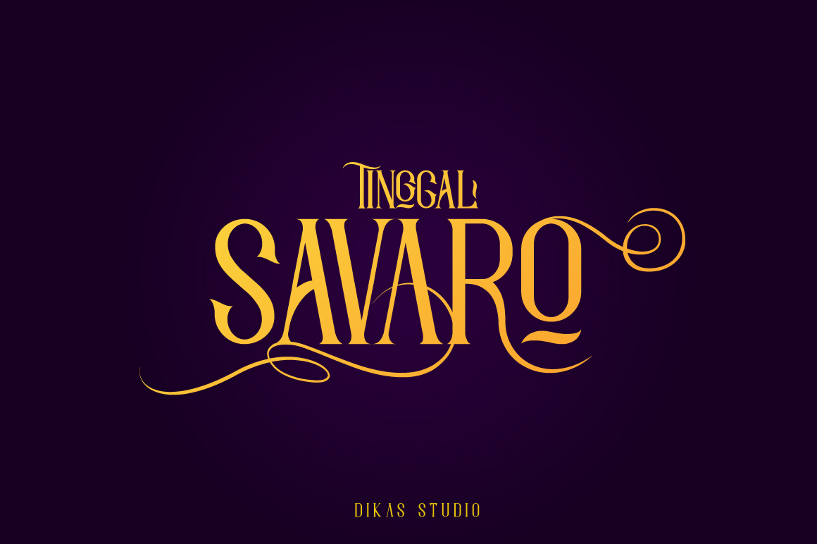 Savaro Font for Professional Branding and Creative Projects