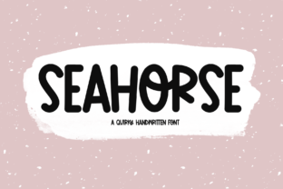 Seahorse Font for Eye-Catching Digital Design