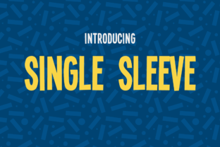Single Sleeve Font for Polished Branding and Design