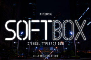Softbox: A Modern Display Font for Creative Projects
