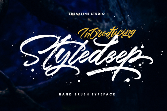 Styledeep: A Handwritten Brush Font for Editorial Design