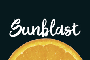 Sunblast Font: A Handwritten Script That Elevates Your Creative Projects