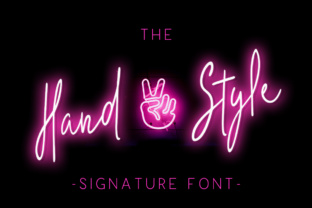 The Hand Style Script Font for Modern Web Design