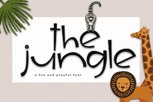 The Jungle Font for Creative Branding Projects