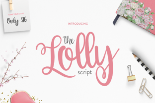 The Lolly Script: A Thick Script Font for Elegant Design