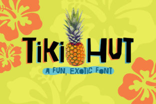 Tiki Hut Font for Tropical Branding Projects