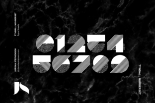 Tyndall Free Number Set Font Review