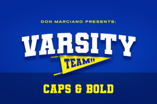Varsity Team Font for Bold Brand Messaging