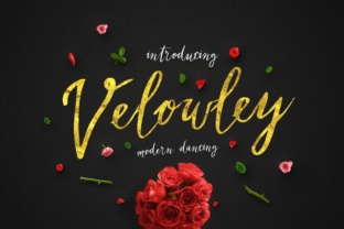 Velowley: A Modern Hand-Drawn Font for Creative Projects