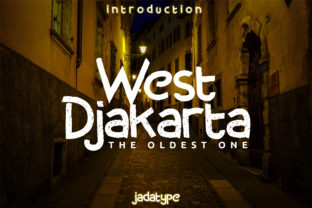 West Djakarta: A Bold Display Font for Marketers and Designers